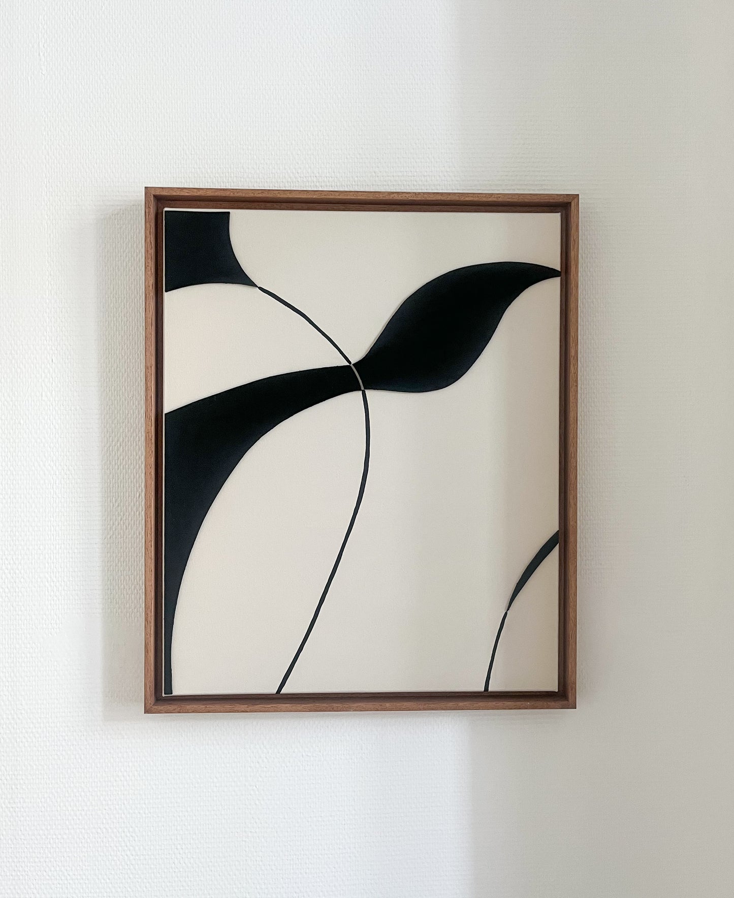 SYDNEY - collection PREMIUM tableau relief noir et beige