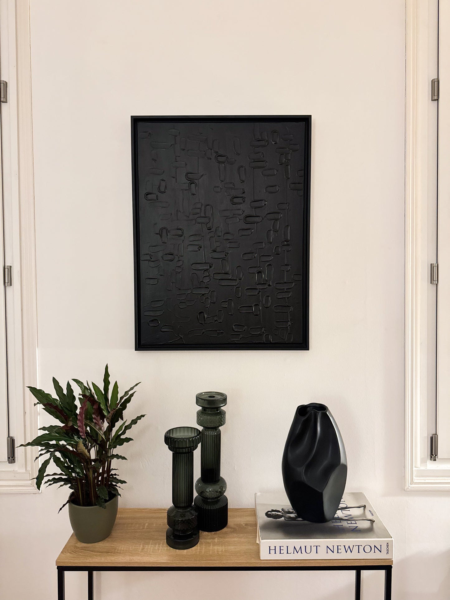 TOKYO noir - collection PREMIUM tableau relief