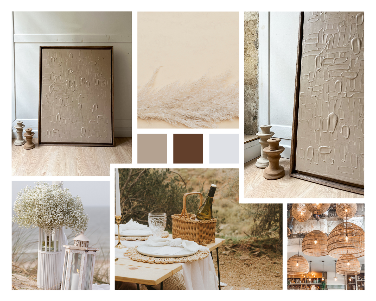 TOKYO taupe - collection PREMIUM tableau relief