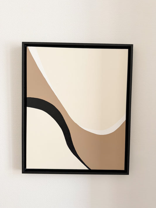 BIARRITZ crème , taupe et noir - vide atelier