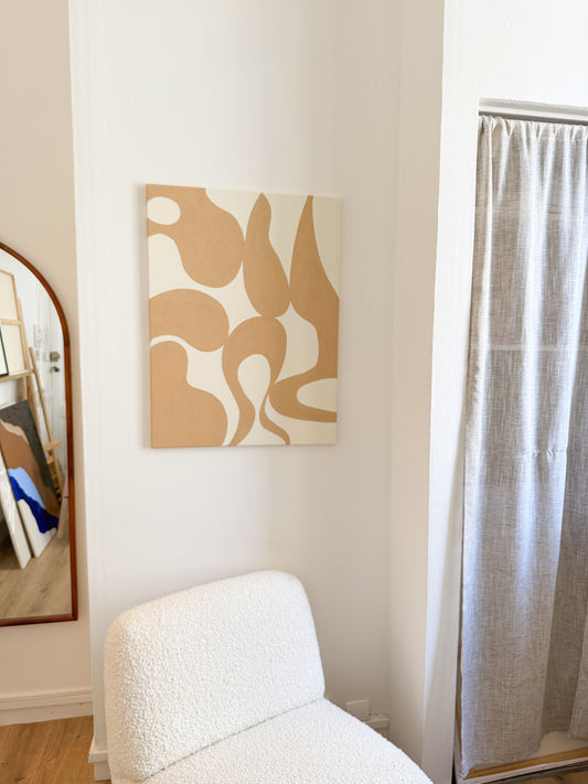 BELLAGIO crème et marron clair - vide atelier