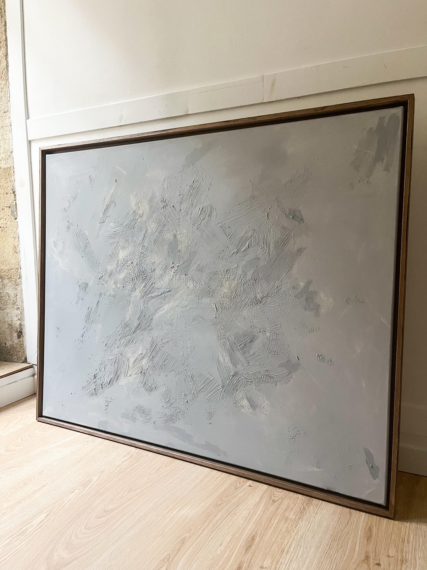 OSLO - collection PREMIUM Tableau abstrait gris