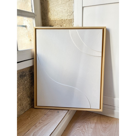 MINORQUE - collection PREMIUM tableau relief minimaliste